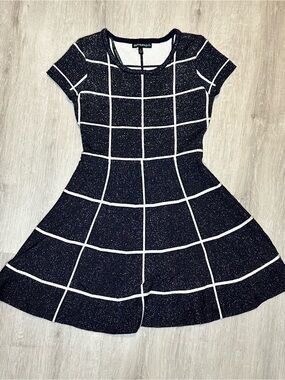 Kids dresses - 2 for $15 - Sequin Hearts Girls Navy and White Dress